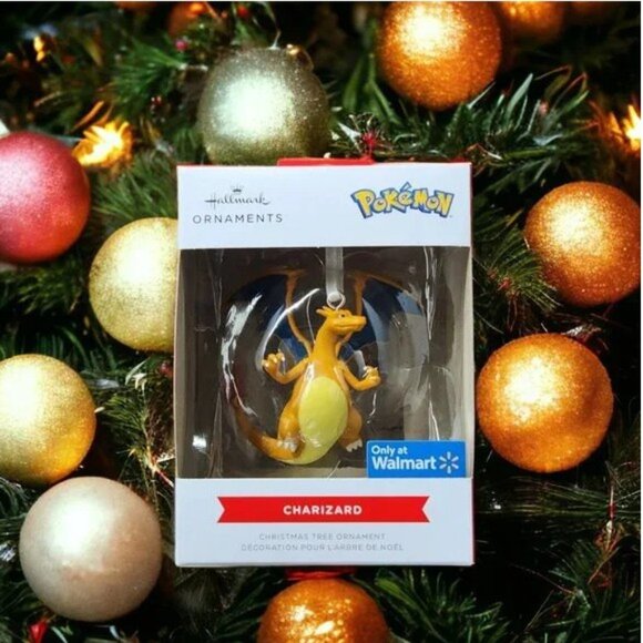 Hallmark 2023 Pokemon Charizard Ornament Walmart Exclusive Pokémon Ornament NEW - Picture 7 of 10